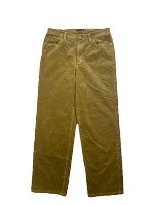 Eileen Fisher Brown Corduroy Pants Womens 8 Classic Straight Leg - Image 1 of 4