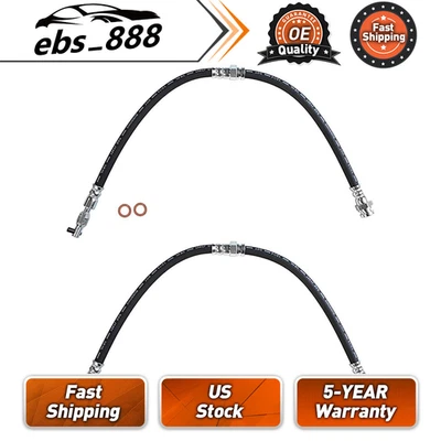 Manguera hidráulica de freno exterior delantero para Mazda B2200 1990-1991 2 X línea de freno Foto 1 de 3