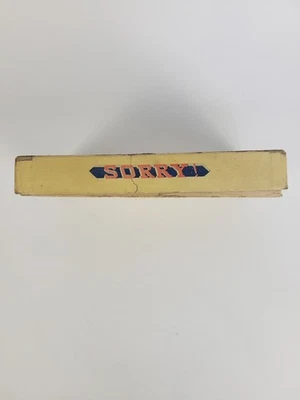 Vintage 1939 Parker Brothers “Sorry!” Board Game w/ Wood Pawns & Cards – The Gre - Image 1 of 4