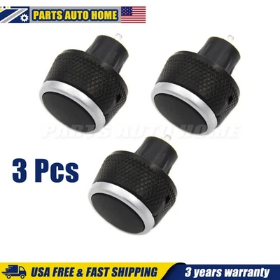 3x Control Switch Button Panel Switch Knob For Ferrari 458 Italia Spider F12 A/C - Imagem 1 de 4