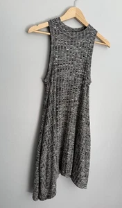Maeve Anthropologie Emerson Pulloverkleid Rippstrick grau meliert Damen XXSP - Bild 1 von 9