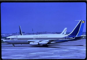 Boeing 720 - 35 mm Colour Slide -Trans European -OO-TEB -See Note - Picture 1 of 1