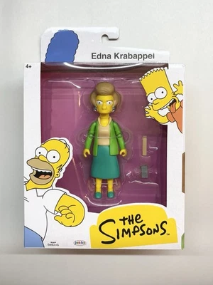 Figura de acción Los Simpson Edna Krabappel 5" 2025 Jakks Pacific Wave 5 Foto 1 de 4