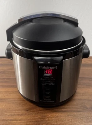 CUISINART ELECTRIC PRESSURE COOKER CPC-600 DIGITAL 6 QT 1000 W LOCKING STAINLESS - Image 1 of 4