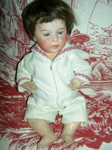 Antike Biskuit DIP 2 Figuren Babypuppe von Swaine & Co. Germany, Schutz S&Co. - Bild 1 von 12