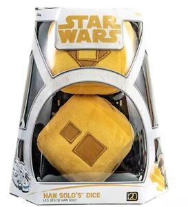 Star Wars Han Solo's Millennium Falcon Yellow Lucky Dice Collectible Soft Plush
