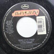 90S 45 Davis Daniel - Down On My Knees / Still Got A Crush On You On Mercury