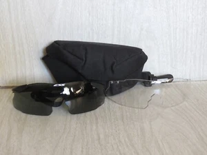 ESS Ice Military ballistische schützende getönte Schutzbrille klare/rauchfarbene Gläser SIEHE - Bild 1 von 24