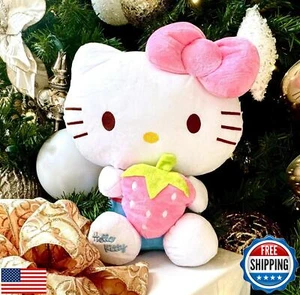 AlphaDesignLuxe 17.5" (45 cm) Kitty Plush Toy Cute Cat Pillow Soft Cotton Dol - Picture 1 of 5