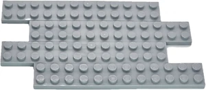 LEGO Nº 4211360 Placa 2x12 Gris Claro / 4 Piezas - Imagen 1 de 1