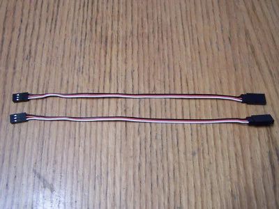 2- 205mm 8" Servo Extension Wire RC4WD Trail Finder 2 Traxxas HPI Losi Axial - Image 1 of 3