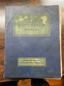 VINTAGE MOTOR AUTO REPAIR MANUAL - Picture 1 of 5