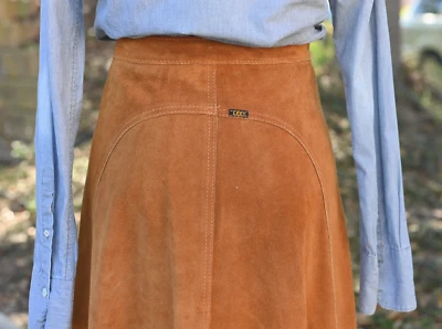 Vestido Falda Western Vintage Ms Lee Gamuza Tostada Talla: 24 (xPequeño) Foto 1 de 4