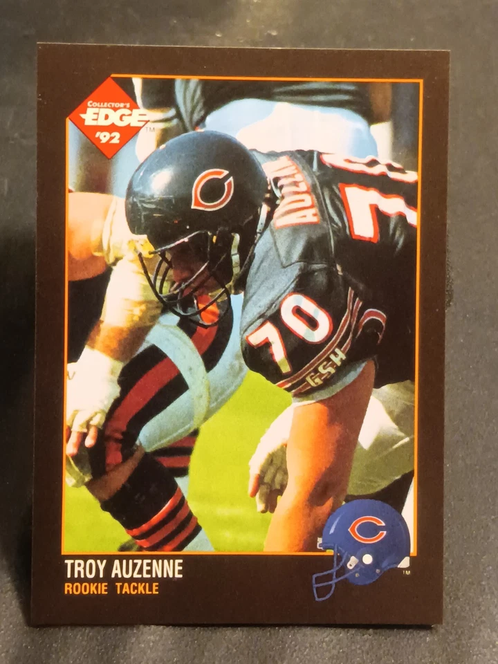 1992 Collector's Edge ⭐Limited Print #050953⭐#224 Troy Auzenne (RC) 🐻Bears🐻 - Image 1 of 2