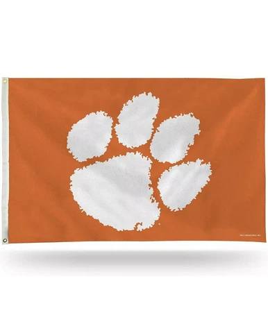 Clemson Tigers Large Flag 3 X 5 Foot Double Sided Cover