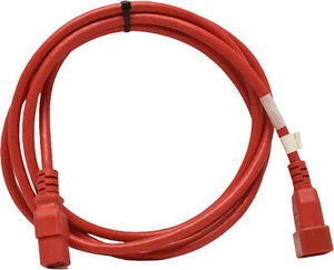 50 x Yung câble d'alimentation C19 C20 - ROUGE 3 m 16A 250V rallonge RPC20C19RD10 - Photo 1/6