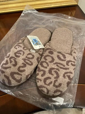 Chinelo Portolano Cashmere Nilo Marrom Animal Leopardo Novo com etiquetas FABULOSO! - Imagem 1 de 4
