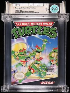 Teenage Mutant Ninja Turtles NES Nintendo WATA 9.0, 1989, Complete in Box, TMNT