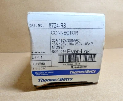 ABB / T&B Russellstoll 8724-RS / 8724RS (TOTALMENTE NUEVO) Foto 1 de 4