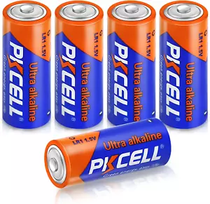 N Size 1.5V Alkaline Batteries, MN9100/E90/LR1 Medical Battery 5 Pack - Picture 1 of 15