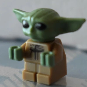 LEGO BABY YODA Grogu Minifigura Figura Star Wars Mandalorian NUEVO - Imagen 1 de 4