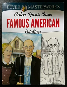 Dover Masterworks Color Your Own Famous American Paintings - New - Imagen 1 de 1