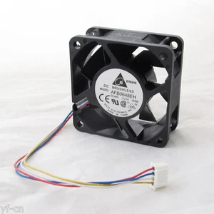 10x Delta DC Lüfter AFB0648EH 6H95 60x60x25mm 6025 48V 0,21A 4pin Stecker - Bild 1 von 8