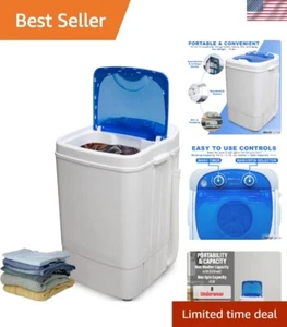 Portable Washing Machine for Apartments, Dorms, and Tiny Homes with 8.8 lb Ca... - Picture 1 of 10