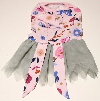 Kyeese Wear Dog Dress Clothes Floral Summer Tutu 12" Back Length 6-8lbs - Image 1 of 2