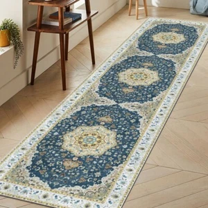 Fine cotton velvet printed carpet 360g/fine cotton velvet fabric Rug 61cm*244cm - Picture 1 of 9