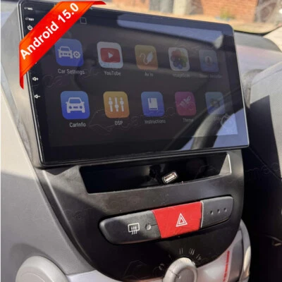 2+32G Android 15 Autoradio Carplay Navi für Citroen C1 Peugeot 107 Toyota Aygo I - Bild 1 von 4