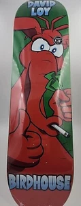 2020 Birdhouse David Loy "Big Red" Skateboard Deck Brand New Yellow Top Stain - Picture 1 of 9