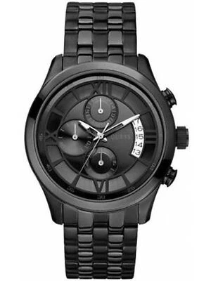 Guess Capitol Chronograph Black Dial Black Ion-plated Men's Watch U17526G1 - Image 1 of 2