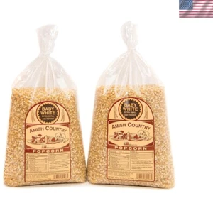 2-6 lb Bags | Baby White Popcorn Kernels | Old Fashioned, Non-GMO and Gluten ... - Picture 1 of 3