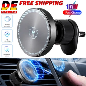 15W Auto Wireless Charger Handyhalterung Mag Safe Für iPhone 14 13 12 Pro Max - Bild 1 von 41