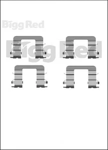 Kit de montaje de pastillas de freno delanteras para Kia Picanto 2004-2011 (H1696) - Imagen 1 de 3