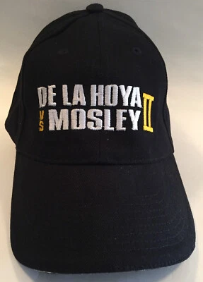 Oscar de la Hoya vs. Shane Mosley II Gorra de Béisbol Boxeo Lucha Nueva Foto 1 de 2