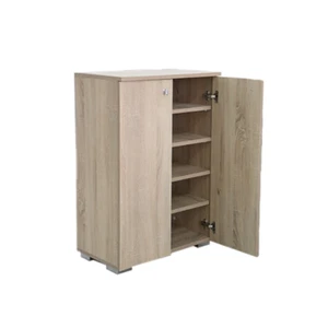 Schuhschrank | Schuhkommode mit 2 Türen | 5 Fächer Schuhablage | Schuhregal Flur - Bild 1 von 4