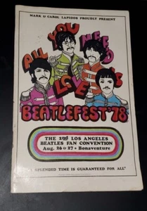 Beatlefest '78 1978 Programmbuch Vintage Beatles Carol Lapidos - Bild 1 von 2