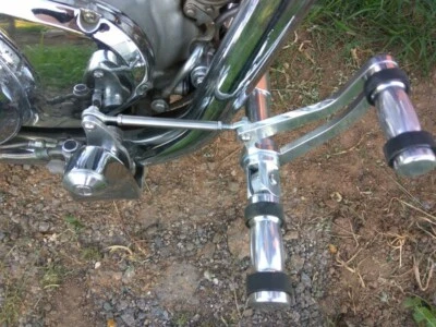 15cm Vorverlegte Fußrastenanlage für Suzuki VS1400 VS1400GLP Intruder 1400 87-04 - Bild 1 von 4