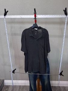 James Perse Gray Line POLO SHIRT 2XL XXL - Picture 1 of 4