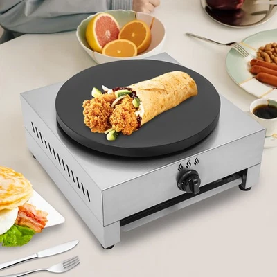 Коммерческая машина для изготовления крепов, большая плита для блинов, настольная газовая плита для блинов - Изображение 1 из 4