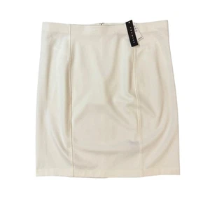 NWT Premise White Career Pencil Stretch Straight Skirt Women’s Size XL NEW $48 - Picture 1 of 11
