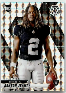 2025 Panini Mosaic Ashton Jeanty RC Las Vegas Raiders #287 Silver Prizm - Bild 1 von 2