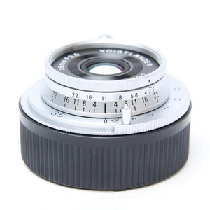 Voigtlander COLOR-SKOPAR 35mm F/3.5 VM Silver (for Leica M) -Near Mint- #356 - Picture 1 of 12
