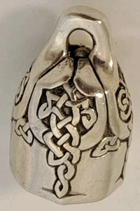 Ancien pendentif cloche GRB en argent sterling Gordon Barnett motif nœud tissage celtique - Photo 1/9