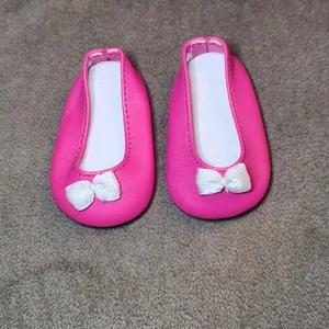 American Girl 18” Doll 2013 Talent Show Set Rosa Scarpe Ballerine Solo Ritirato 2014 - Foto 1 di 5