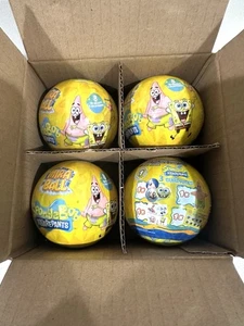 Confezione da 4 peluche, adesivi e palline Squishy Soft SpongeBob MiraBall da collezione - Foto 1 di 8