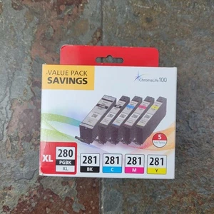 Genuine Canon 280/281 Black / Color Ink Cartridges, Multi Pack - Picture 1 of 6