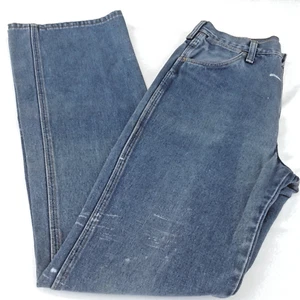 Wrangler Jeans 935DEN Mens 31x34 Slim Fit Bootcut USA Meas 30x33 Fade R14 - Picture 1 of 9